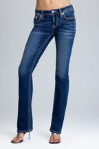 Caroline Stitched Bootcut Jeans
