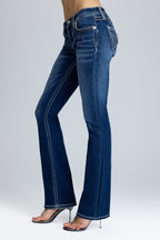 Caroline Stitched Bootcut Jeans