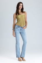 Anaya Stitched Bootcut Jeans