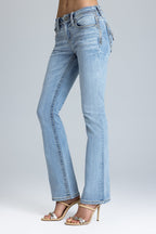 Anaya Stitched Bootcut Jeans