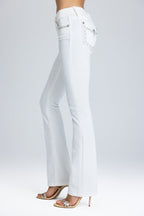 Aspen White Stitch Bootcut Jeans