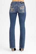 Nala Cross Bootcut Jeans