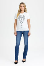Kenna Cross Straight Jeans
