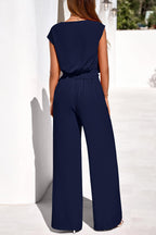 PRETTYGARDEN Women 2 Piece Lounge Sets Casual Summer Outfits Cap Sleeve Strappy Crop Tops Wide Leg Pant Tracksuit