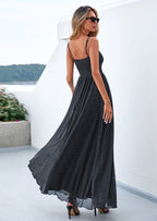PRETTYGARDEN Women's Floral Maxi Dress Summer Outfits Spaghetti Strap Flowy Long Sundress Beach Vacation Boho Dresses
