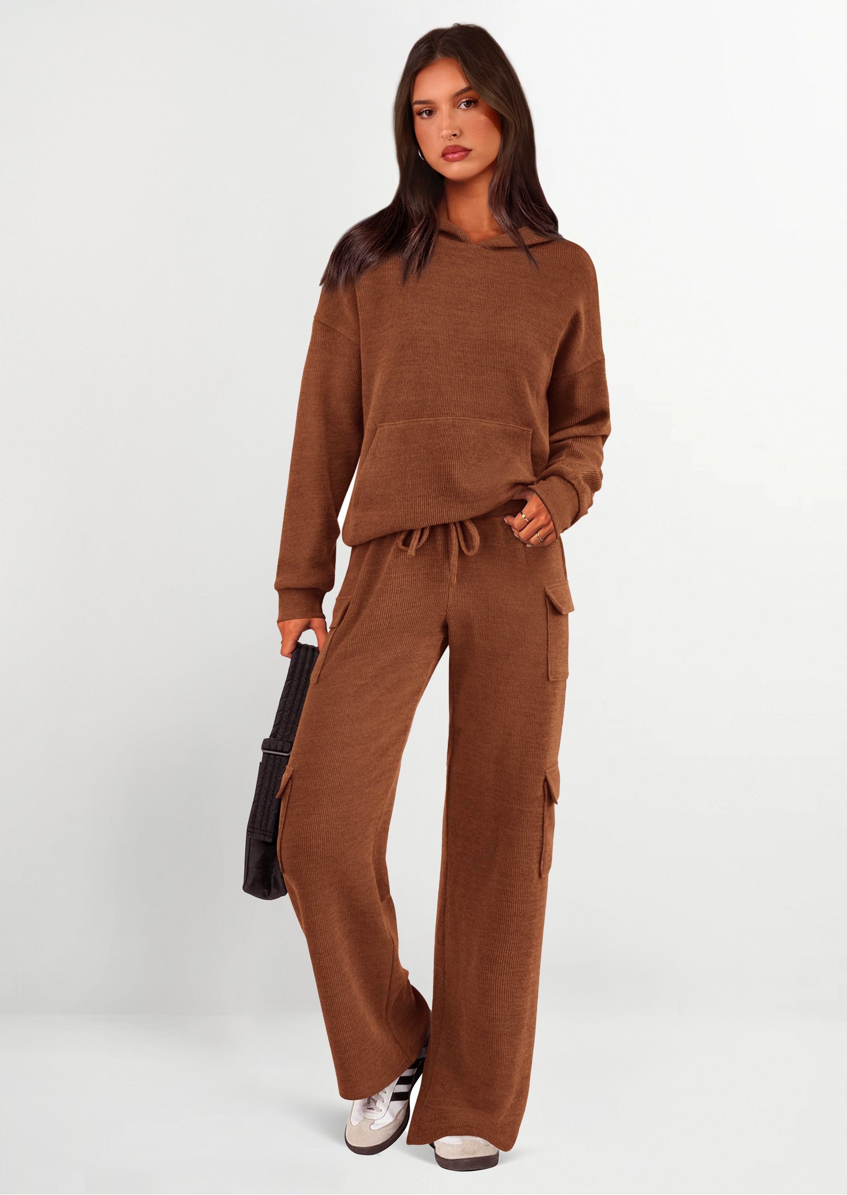 PRETTYGARDEN 2 Piece Sets For Women Fall Sweatsuits Outfits Lounge Matching Hoodie Set Travel Track Suits Winter Clothes