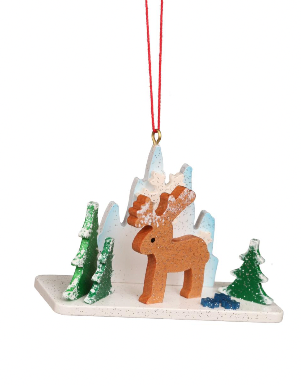 Christian Ulbricht Ornament - Ice Landscape With Reindeer