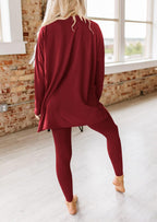 PRETTYGARDEN 2 Piece Outfits Casual Long Sleeve Tunic Tops Legging Pants Lounge Sets Sweatsuits