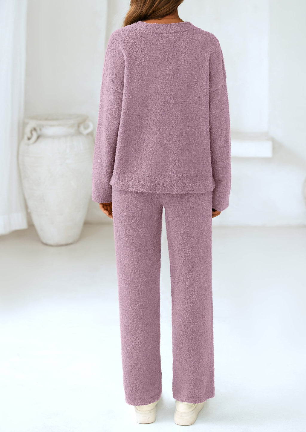 PRETTYGARDEN Lounge Sets for Women Two Piece Sweaters Pajama Set Fall Fashion Loungewear Outfits Matching Winter Clothes