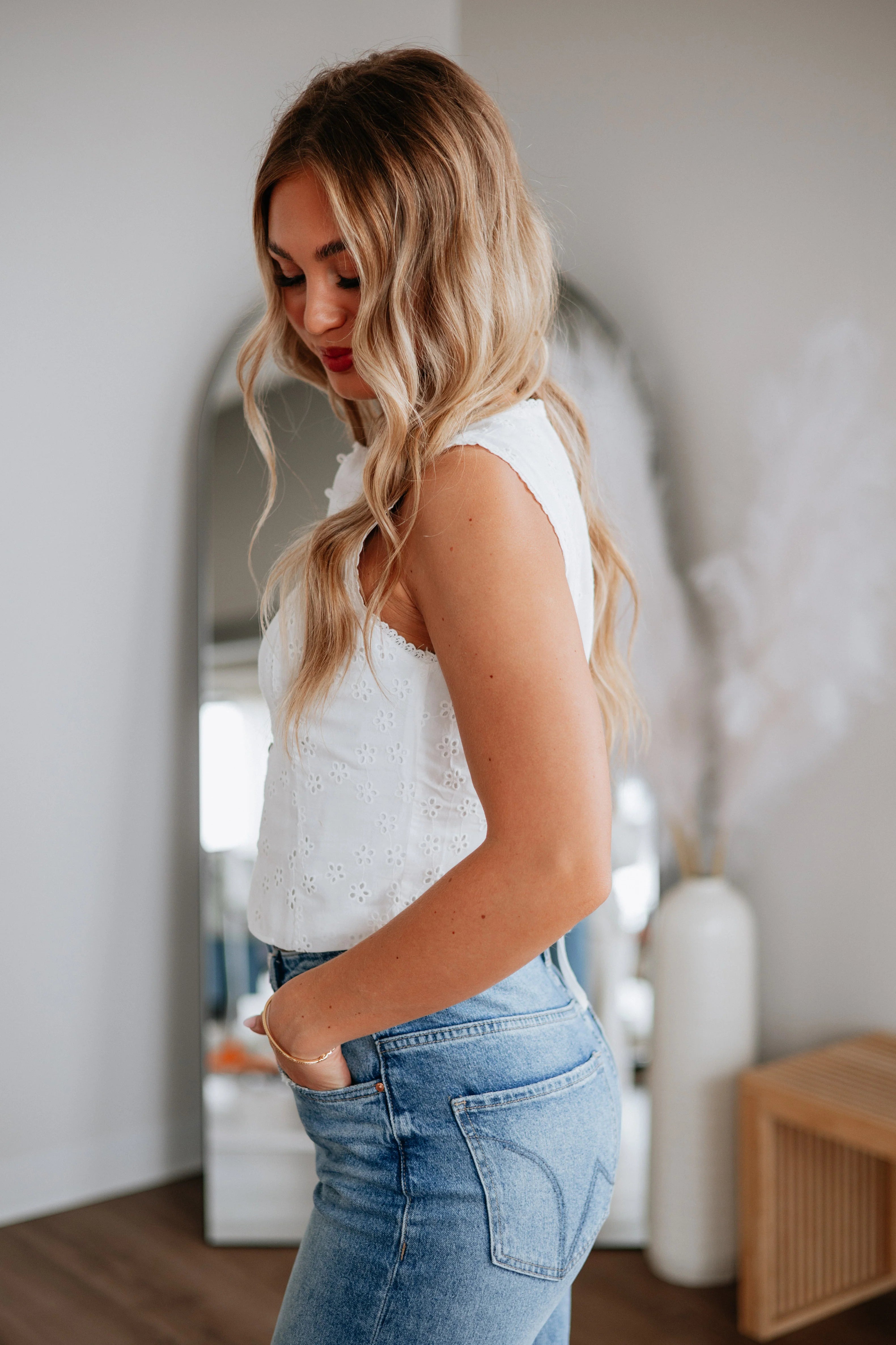 Jocelyn Eyelet Top