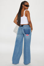 Von Dutch Flame Wide Leg Jeans