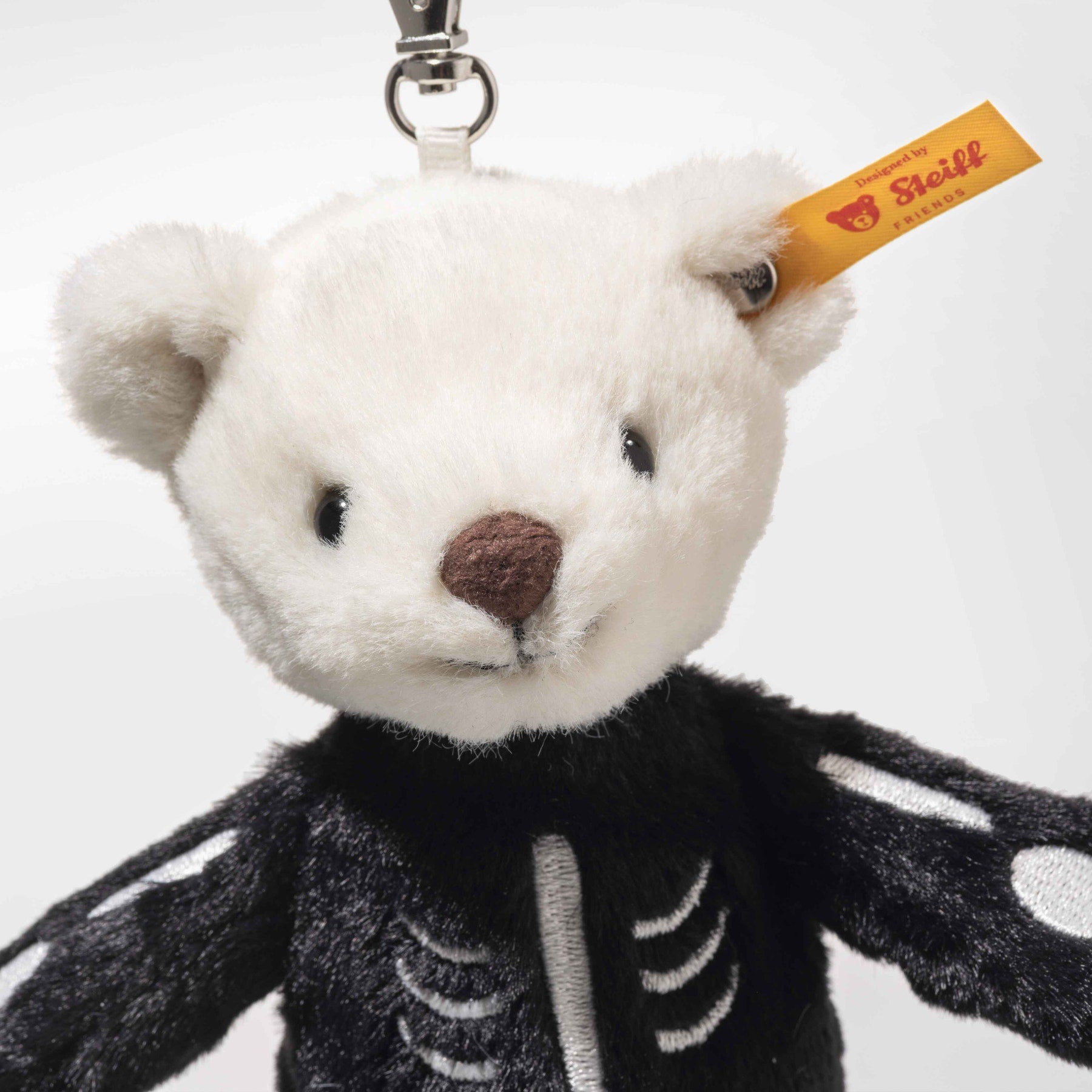 Steiff Mr. Bones Teddy Bear Keychain