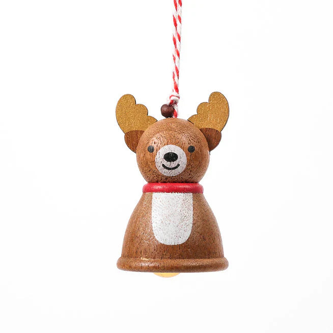 Wooden Reindeer Ornament