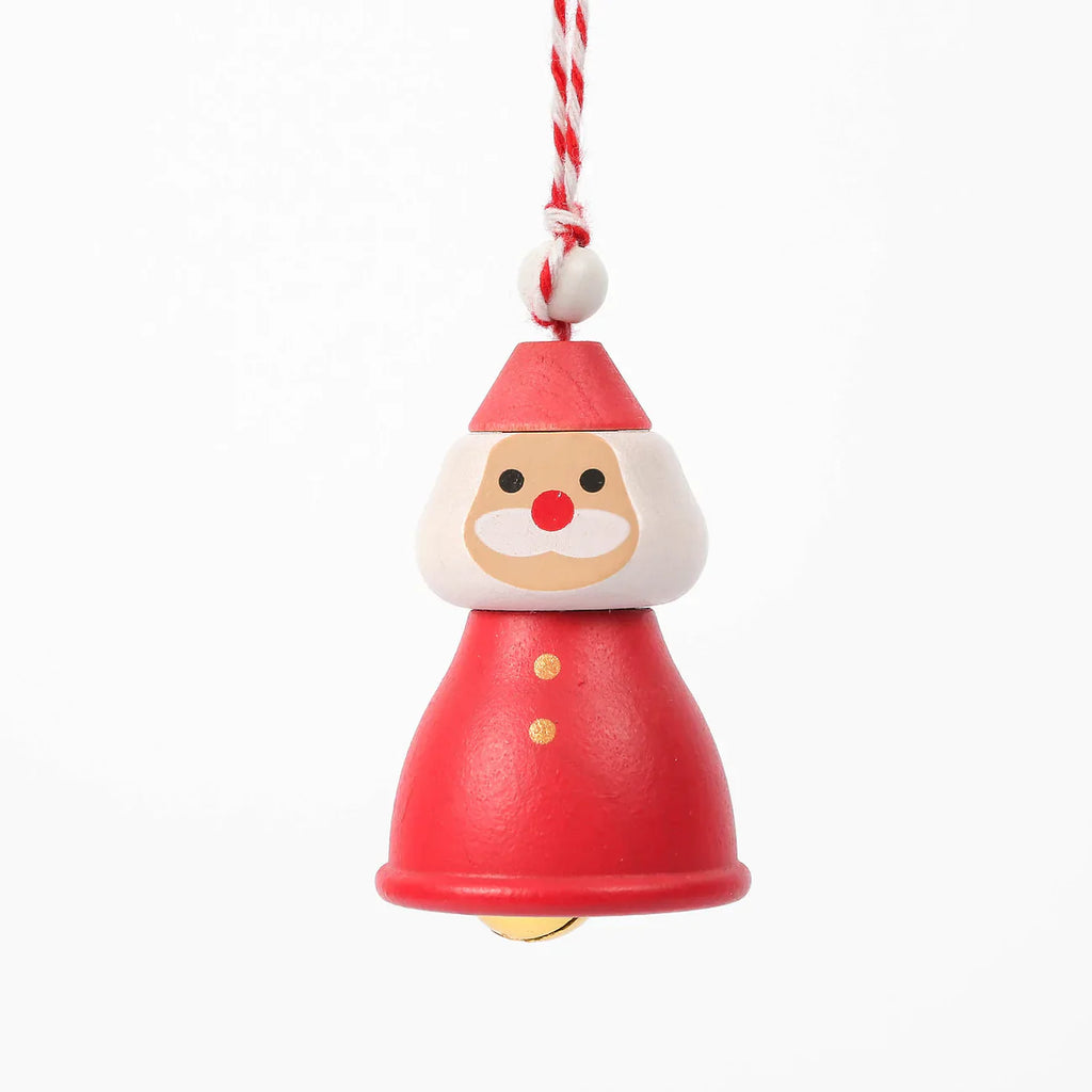 Wooden Santa Ornament