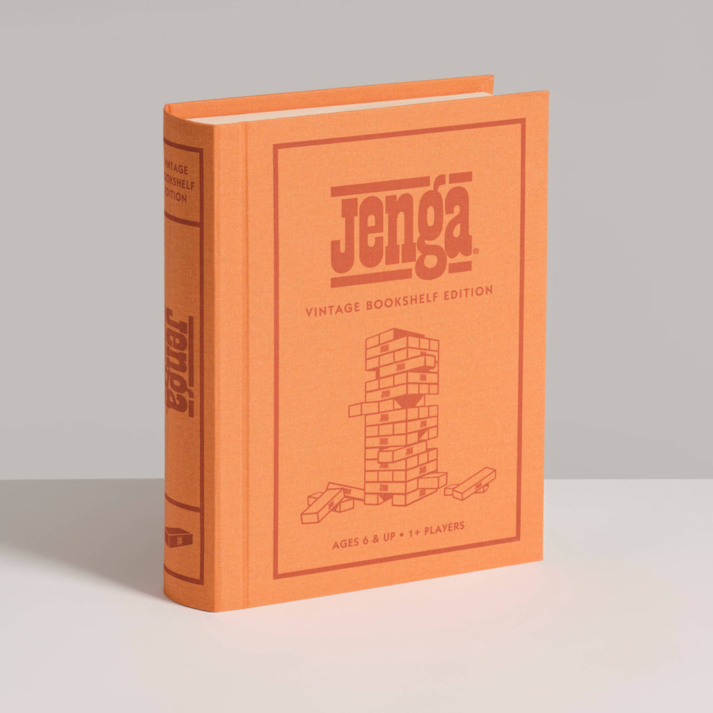 Board Game: Jenga Vintage Bookshelf Edition