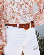 Rosaria Woven Buckle Belt