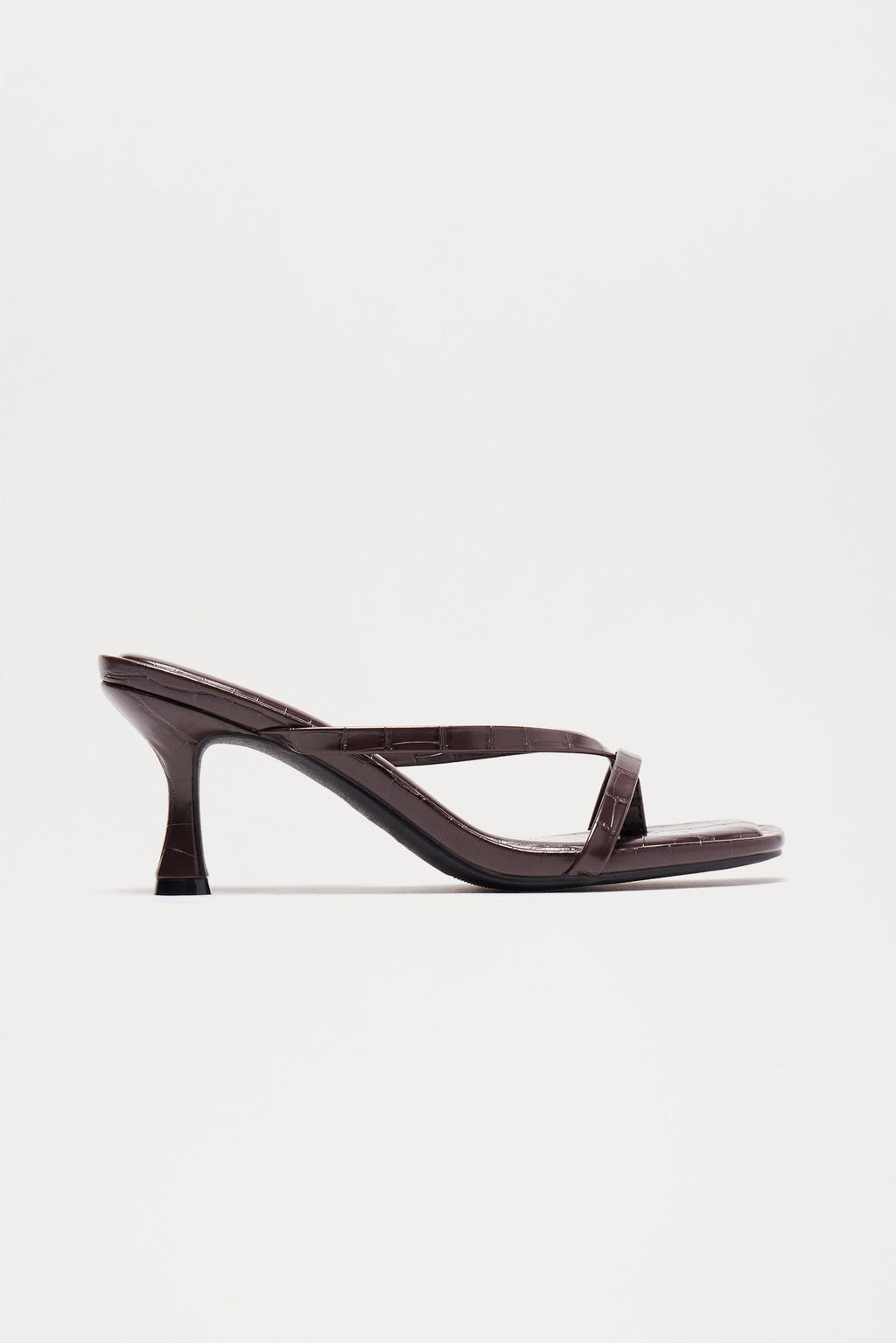 Panama Thong Mules - Black/Black