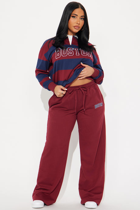 Sporty Day Wide Leg Pant Set