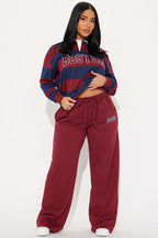 Sporty Day Wide Leg Pant Set