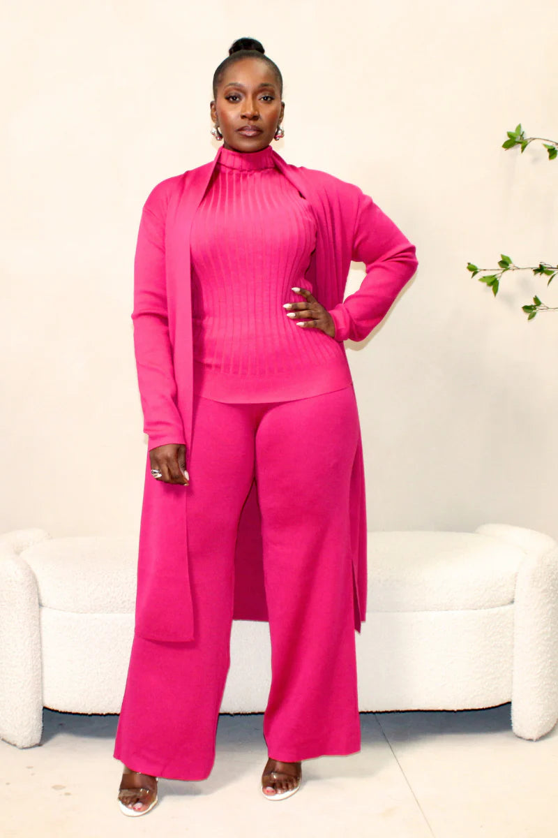 Fuchsia Bliss Two-Piece Set