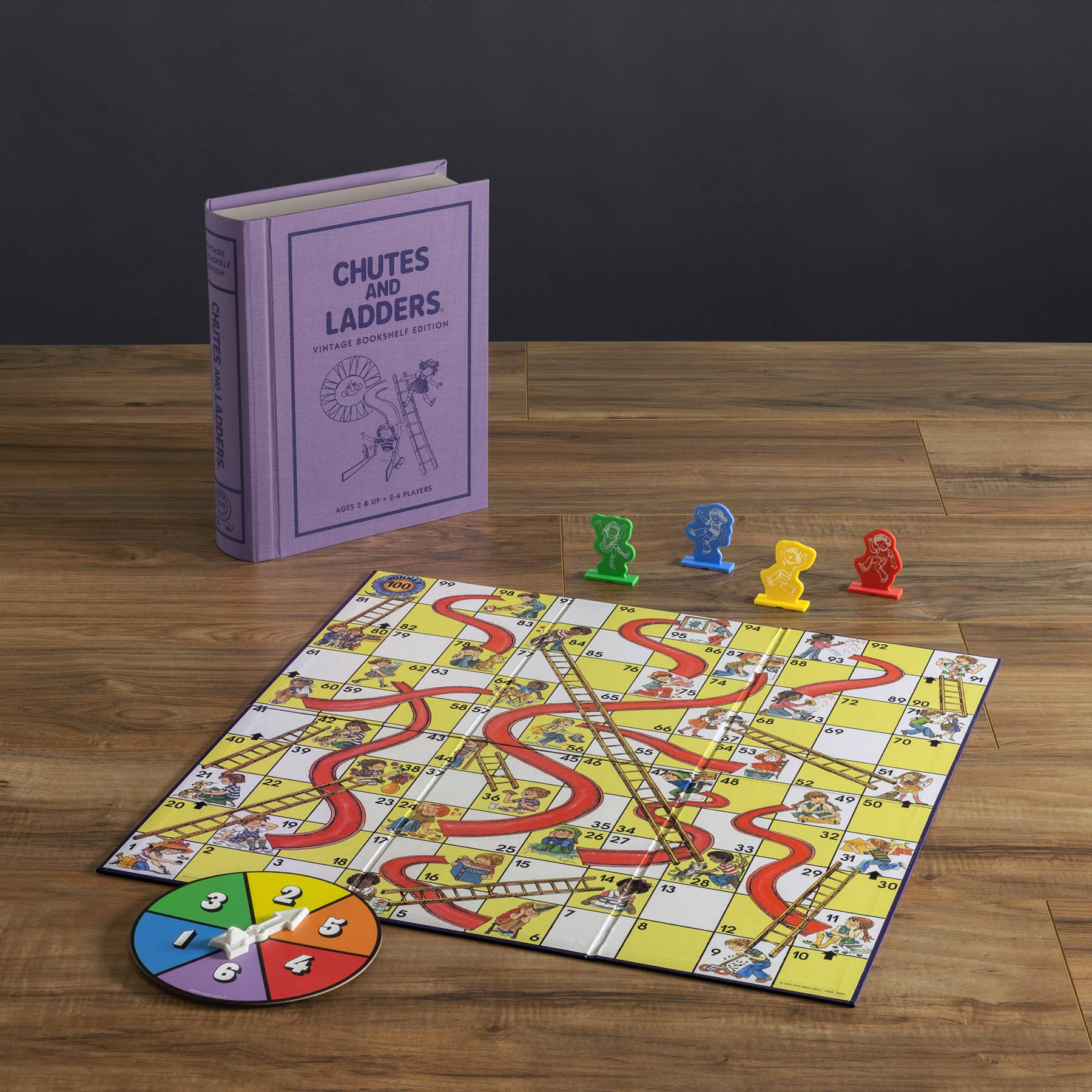Board Game: Chutes and Ladders Vintage Bookshelf Edition