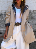 Women Hooded Reversible Casual Coat