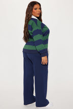 Sporty Day Wide Leg Pant Set