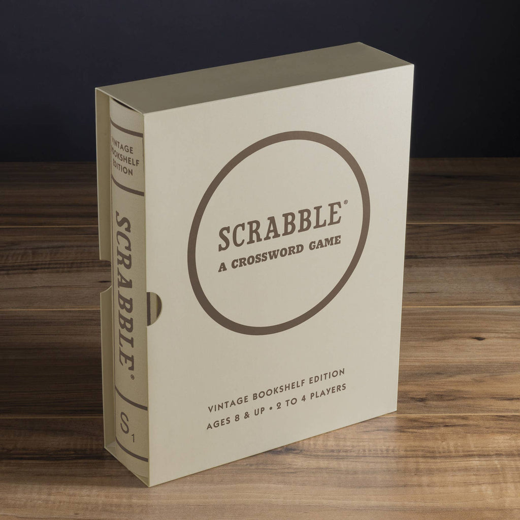 Board Game: Scrabble Vintage Bookshelf Edition