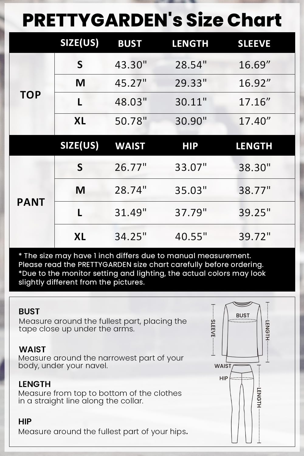 PRETTYGARDEN 2 Piece Outfits Casual Long Sleeve Tunic Tops Legging Pants Lounge Sets Sweatsuits